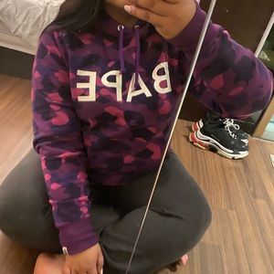 Bape Color Camo Pullover Hoodie
